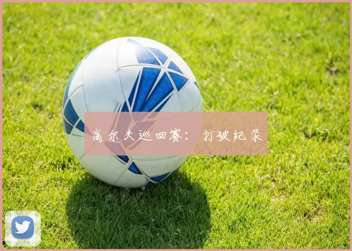 高尔夫巡回赛:打破纪录