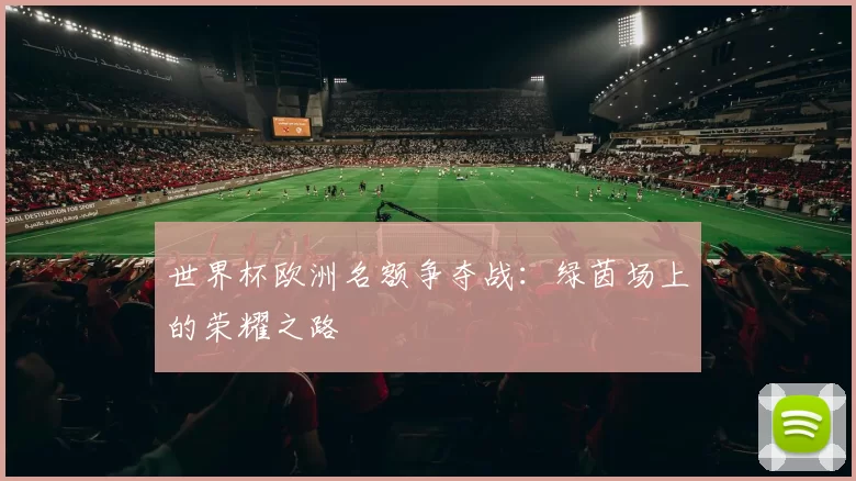 世界杯欧洲名额争夺战：绿茵场上的荣耀之路