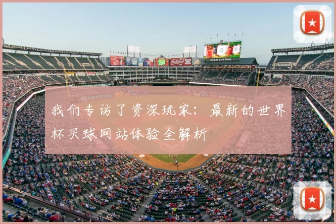 我们专访了资深玩家:最新的世界杯买球网站体验全解析